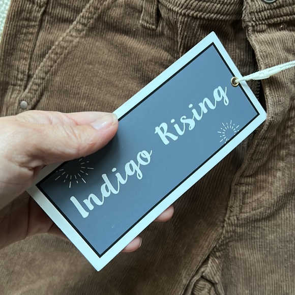 Brand new NWT brown tan 90s style  cords corduroy flare bootcut high waist - Picture 8 of 12